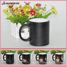 Taza caliente de cerámica de la venta de la taza de café que cambia la taza de la sublimación China Factory